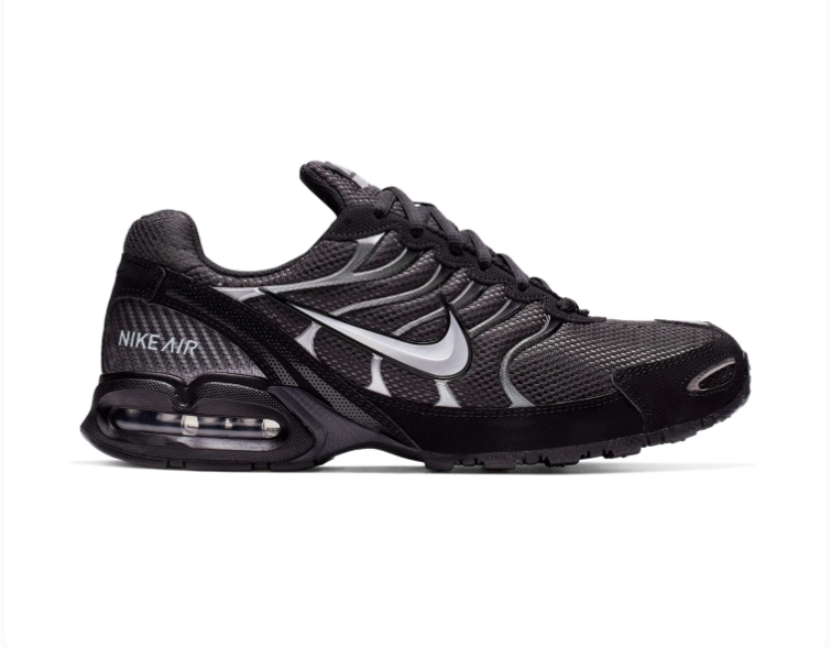 Nike Air Max Sneakers - Black & Metallic Silver