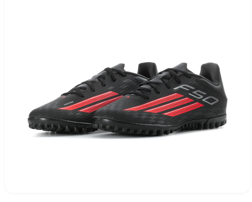 adidas F50 Turf Soccer Shoes – Black & Red
