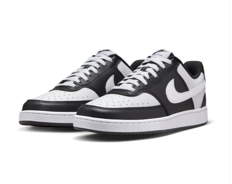 Nike Court Vision Low Sneakers - Black & White Colorblock