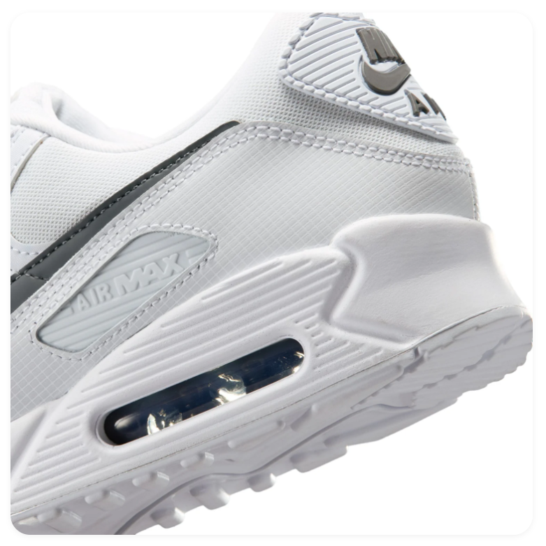 Nike Air Max 90 Sneakers - White & Black