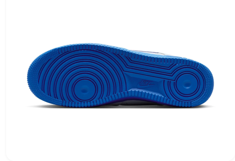 Nike Air Force 1 Low Sneakers - White & Royal Blue