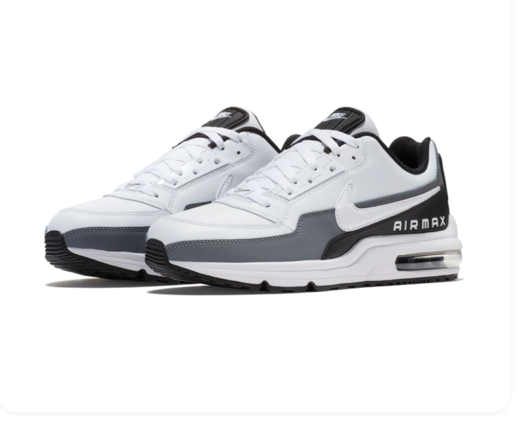 Nike Air Max Sneakers - White, Gray & Black