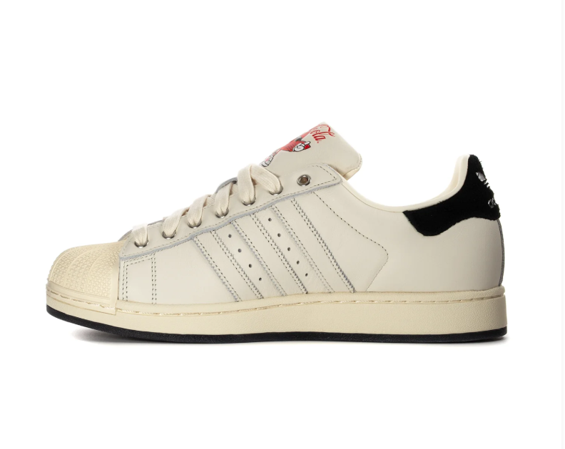 adidas Coca-Cola Graphic Shell-Toe Sneakers – Cream, Red & Black