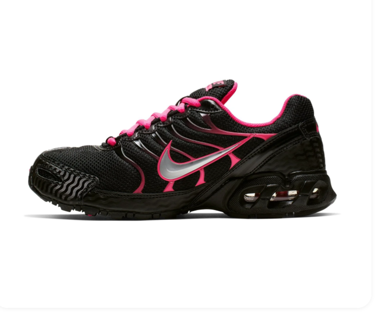 Nike Air Torch 4 Sneakers - Black, Hot Pink & Silver