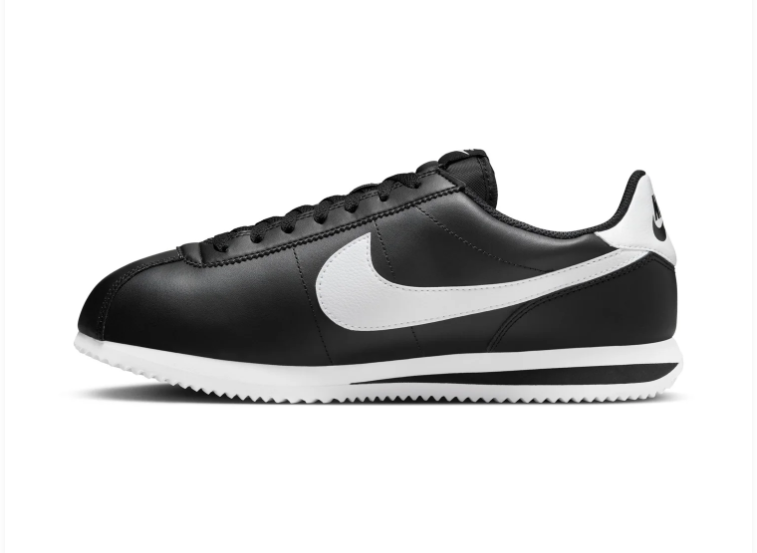 Nike Cortez Sneakers - Black & White