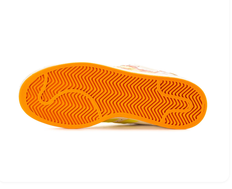 adidas Charmander Shell-Toe Sneakers – Cream, Orange & Yellow