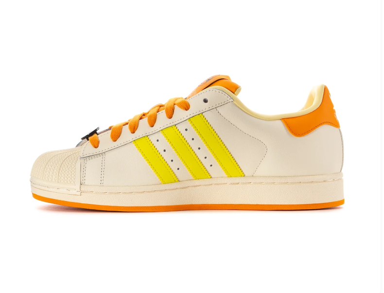 adidas Charmander Shell-Toe Sneakers – Cream, Orange & Yellow