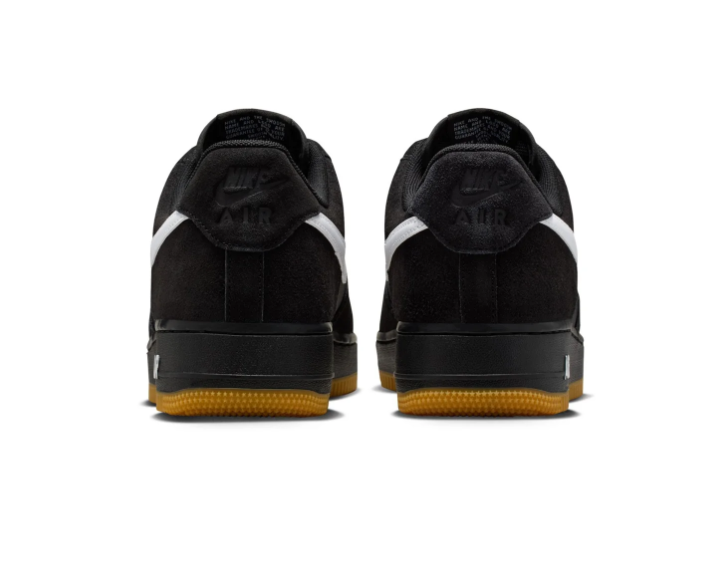 Nike Air Force 1 Low Sneakers - Black, White & Gum Brown