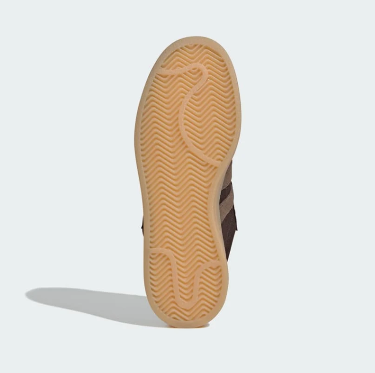 adidas Campus Sneakers – Dark Brown & Taupe with Gum Sole