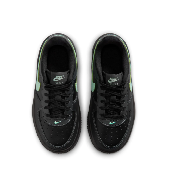 Nike Force 1 Low Sneakers - Black & Mint Green