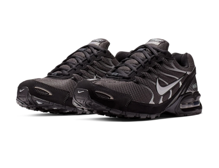 Nike Air Max Sneakers - Black & Metallic Silver