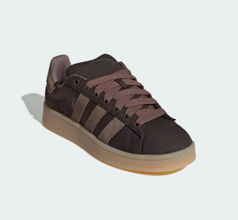 adidas Campus Sneakers – Dark Brown & Taupe with Gum Sole