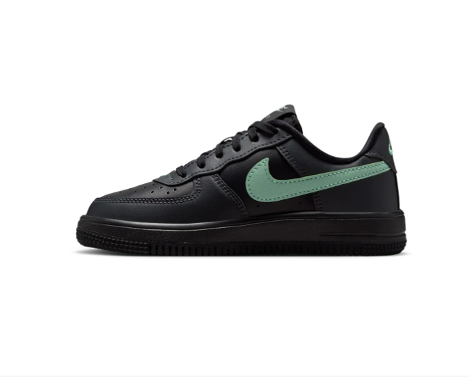 Nike Force 1 Low Sneakers - Black & Mint Green