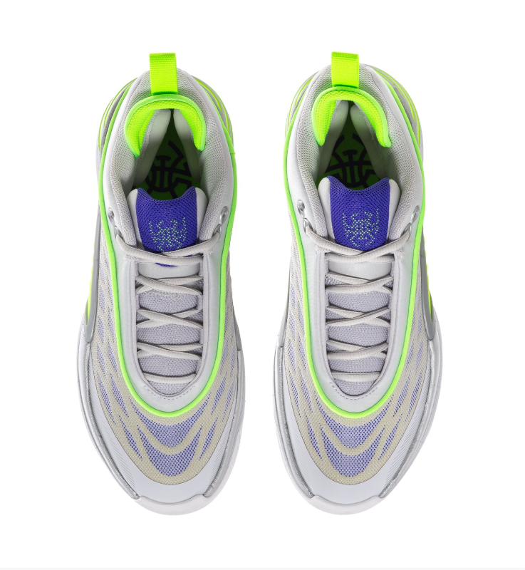 adidas Athletic Sneakers – Grey, Neon Lime & Purple