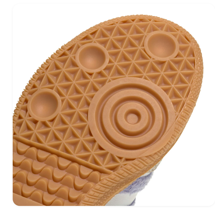 adidas Care Bears Sneakers – White & Lavender with Gum Sole