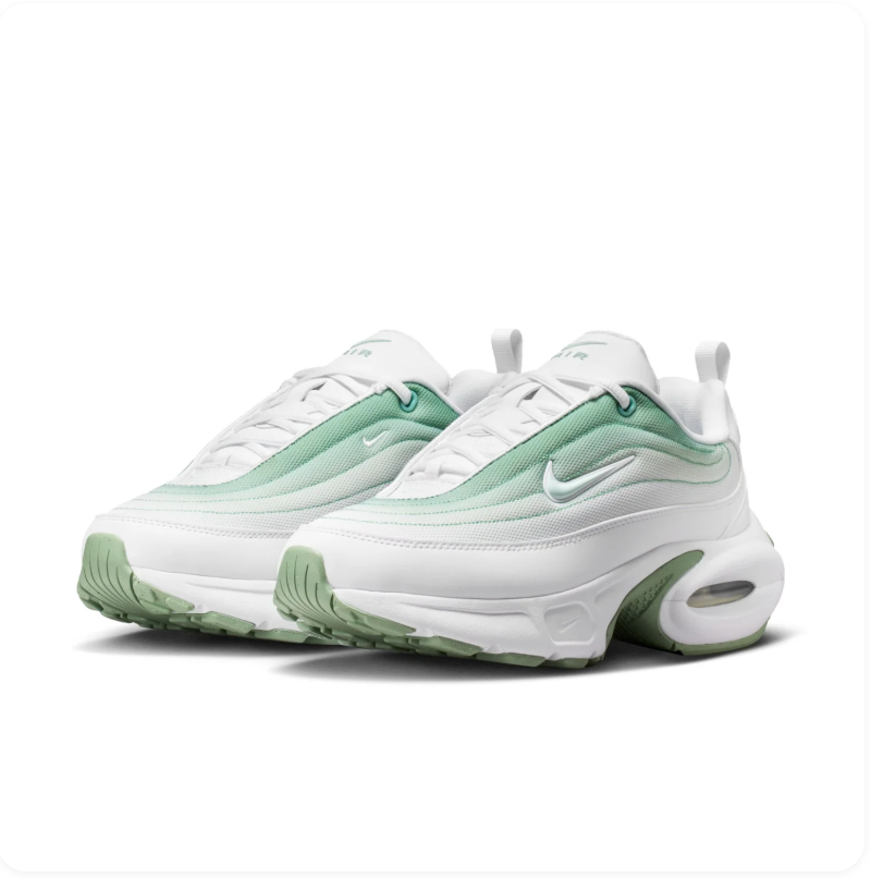 Nike Air Sneakers - White, Mint & Sage Green
