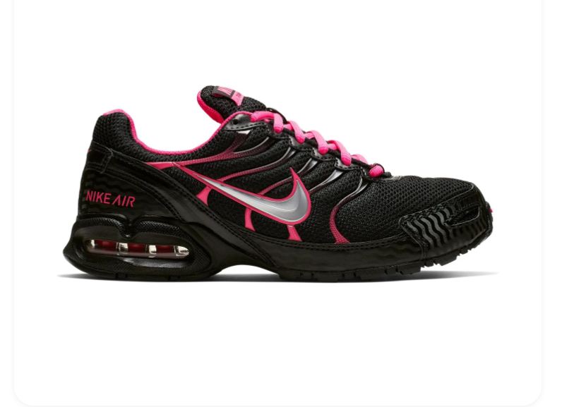 Nike Air Torch 4 Sneakers - Black, Hot Pink & Silver
