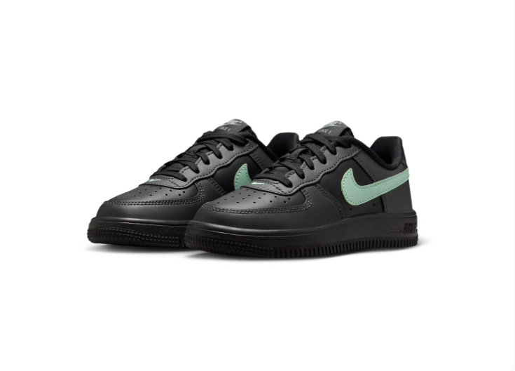 Nike Force 1 Low Sneakers - Black & Mint Green