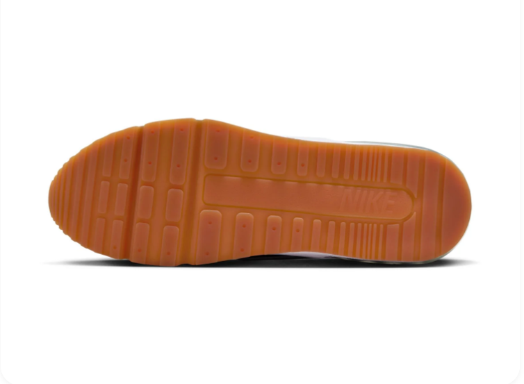 Nike Air Max Sneakers - White & Blue with Gum Outsole