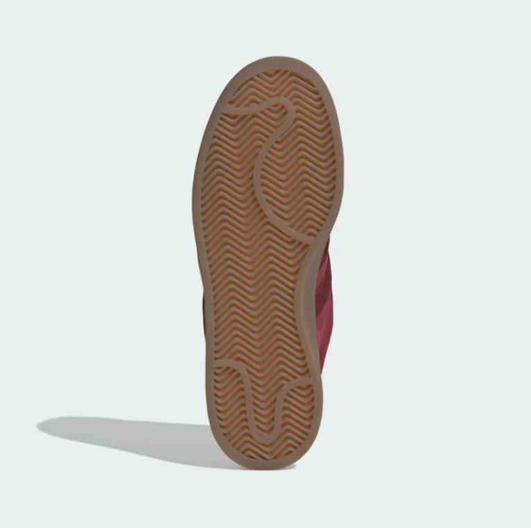 adidas Campus Sneakers – Burgundy with Brown Sole