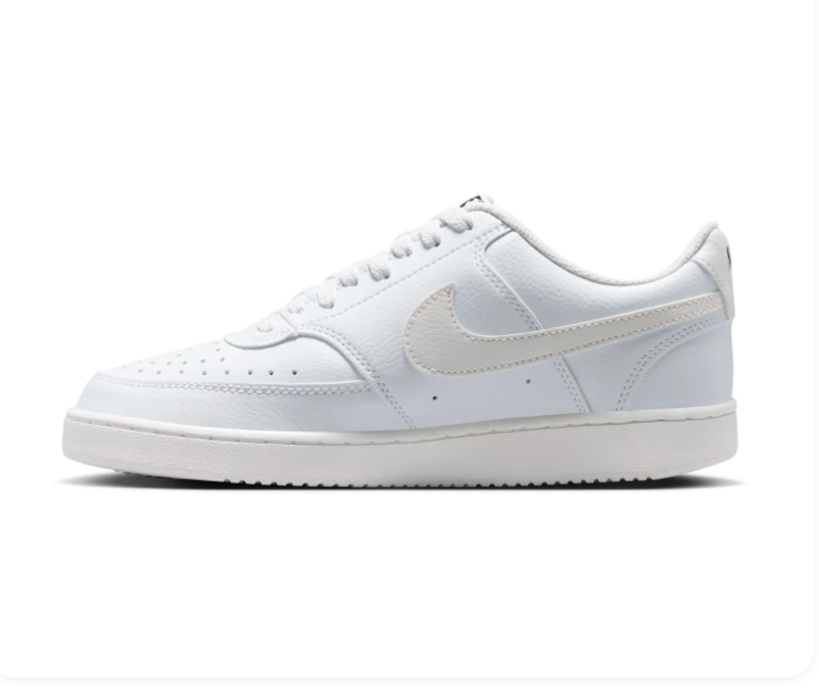 Nike Low-Top Sneakers - White & Cream with Floral Embroidery