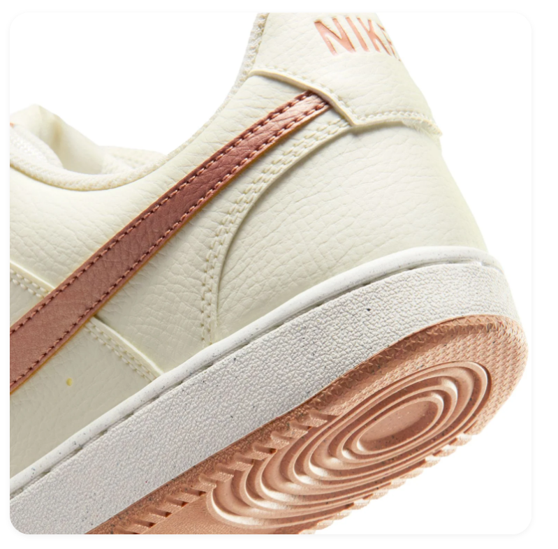 Nike Court Vision Low Sneakers - Cream & Dusty Rose
