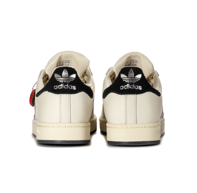adidas Coca-Cola Graphic Shell-Toe Sneakers – Cream, Red & Black