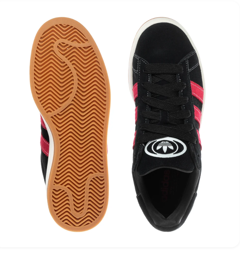 adidas Campus Sneakers – Black, Red & Gum
