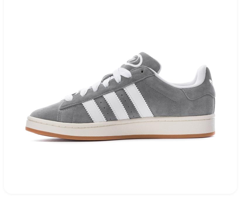 adidas Campus Sneakers – Grey, White & Gum