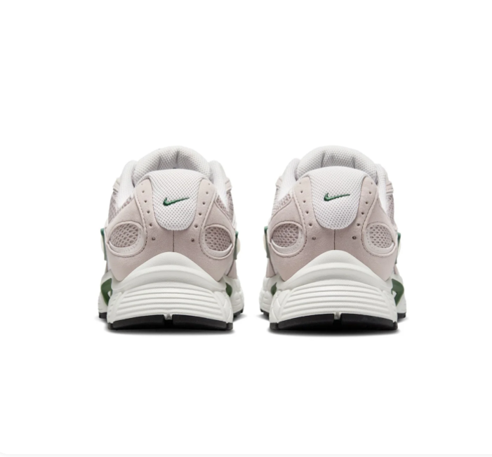Nike Retro-Style Sneakers - Light Taupe, White & Forest Green
