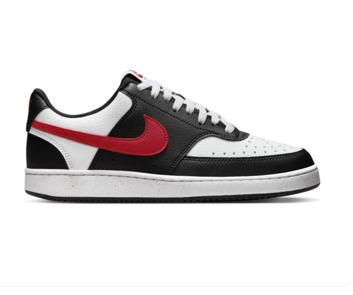 Nike Court Vision Low Sneakers - Black, White & Red