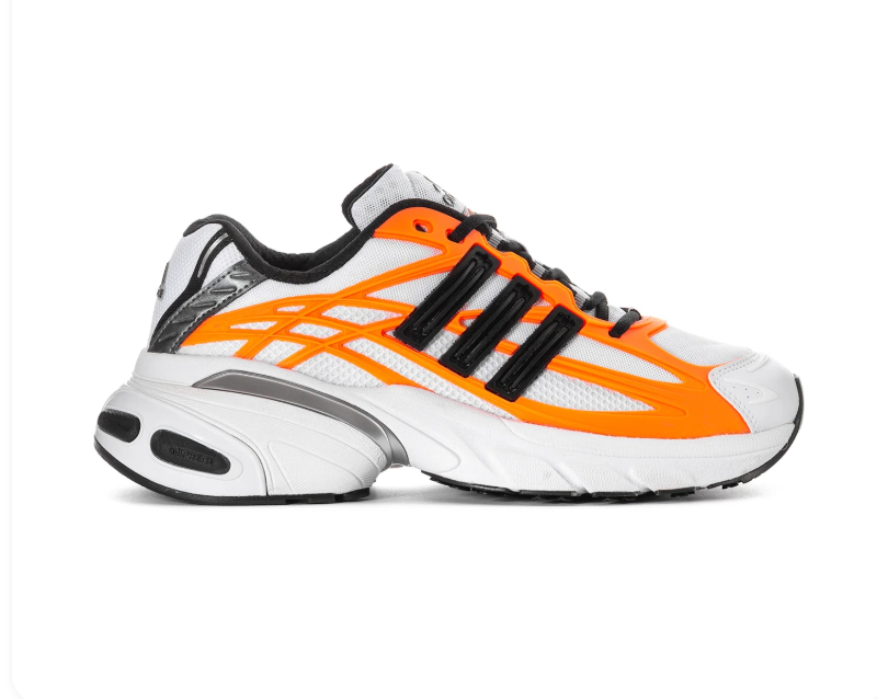 adidas Adistar Sneakers – White, Bright Orange & Black