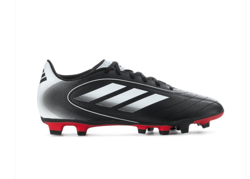 adidas Goletto Soccer Cleats – Black, White & Red
