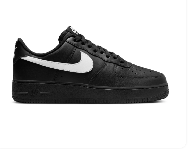 Nike Air Force 1 Low Sneakers - Black & White
