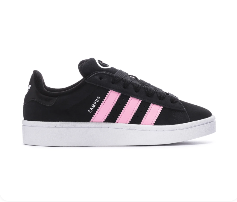 adidas Campus Sneakers – Black, Pink & White