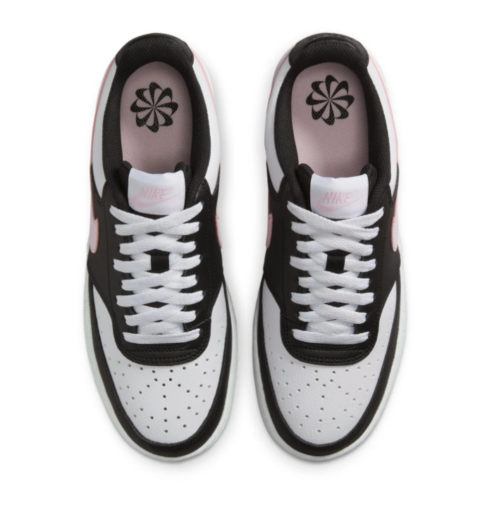 Nike Low-Top Sneakers - Black, White & Pale Pink