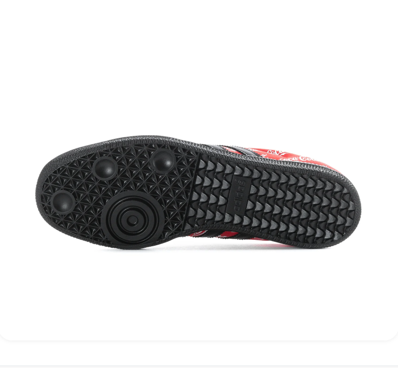 adidas Coca-Cola Print Sneakers – Red, Black & White
