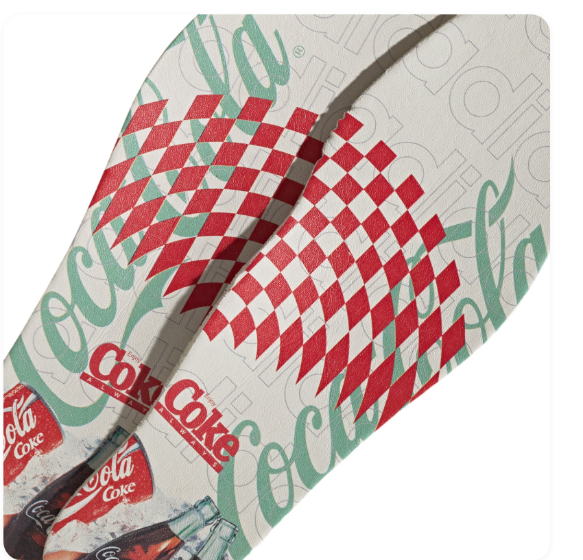 adidas Coca-Cola Print Sneakers – Red, Black & White