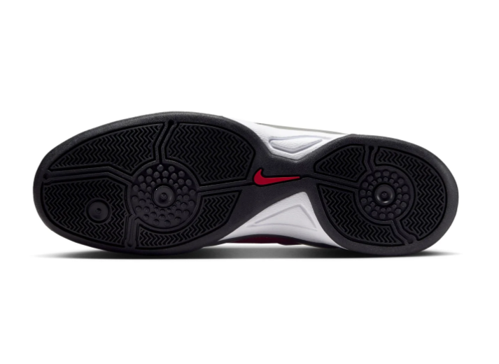 Nike Total 90 III Sneakers - Metallic Silver, Black & Red
