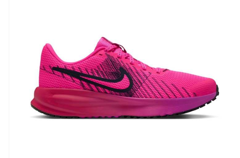 Nike Running-Style Sneakers - Hot Pink & Black