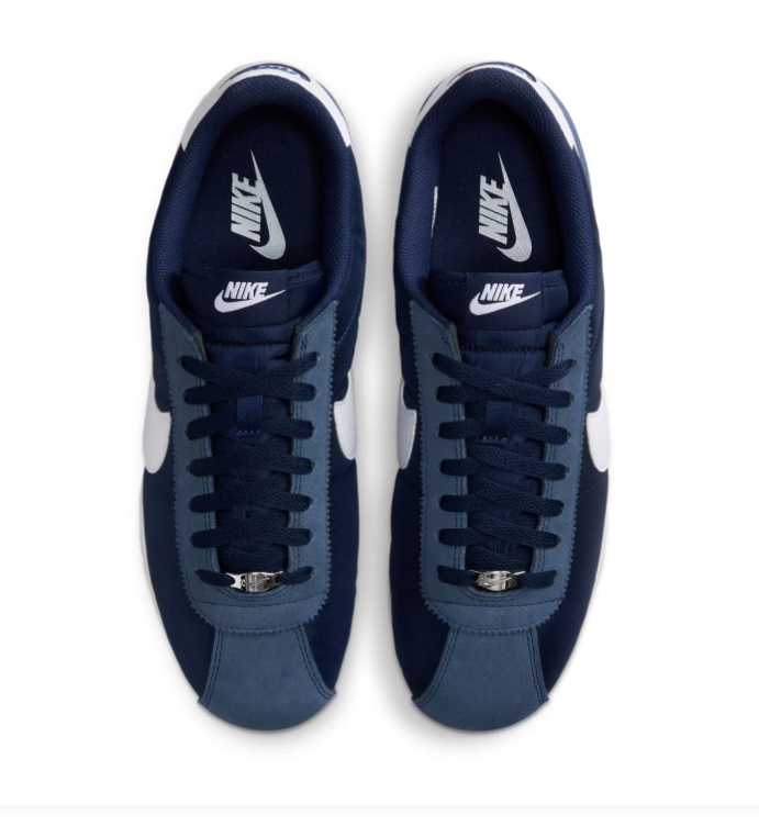 Nike Cortez Sneakers - Navy Blue & White
