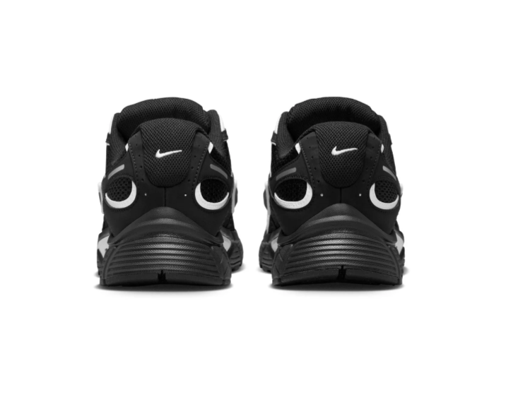 Nike Retro-Style Sneakers - Black, White & Silver Gray