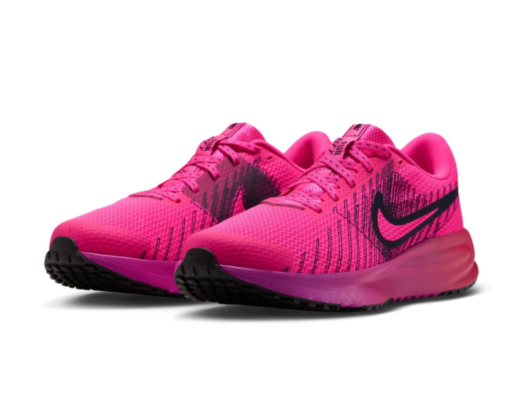 Nike Running-Style Sneakers - Hot Pink & Black