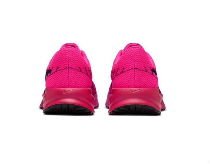 Nike Running-Style Sneakers - Hot Pink & Black