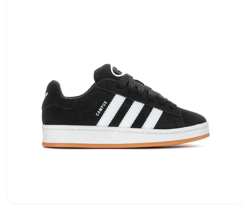 adidas Campus Sneakers – Black, White & Gum