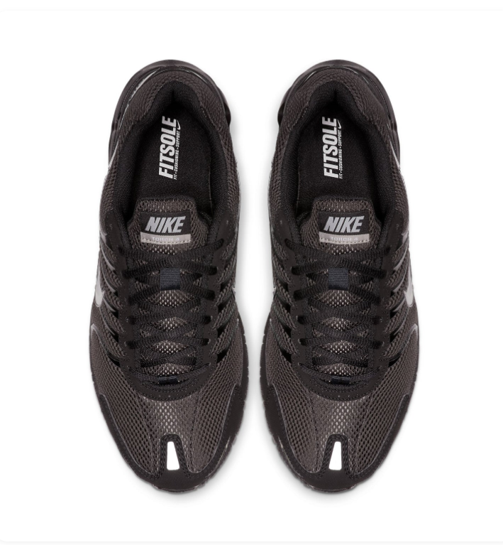 Nike Air Max Sneakers - Black & Metallic Silver