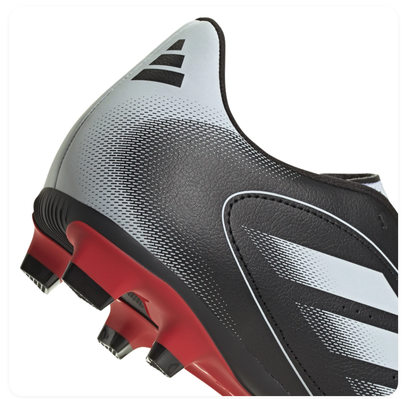 adidas Goletto Soccer Cleats – Black, White & Red