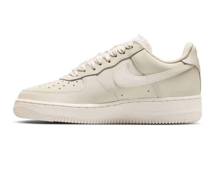Nike Air Force 1 Low Sneakers - Cream with Ribbon Laces