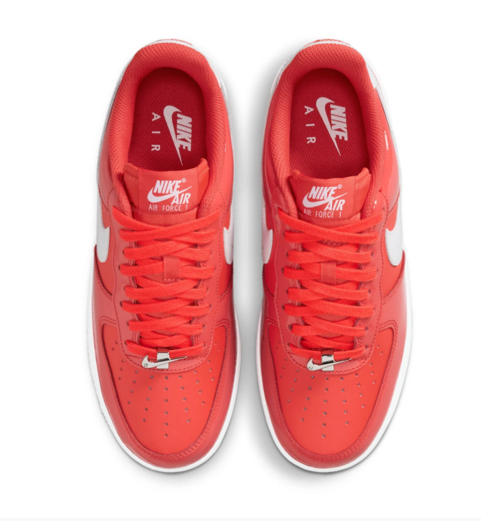 Nike Air Force 1 Low Sneakers - Red & White