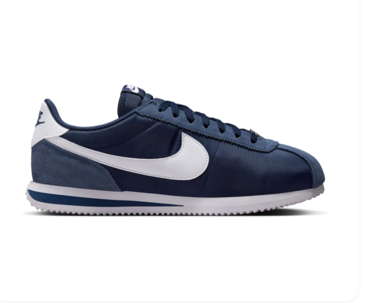 Nike Cortez Sneakers - Navy Blue & White
